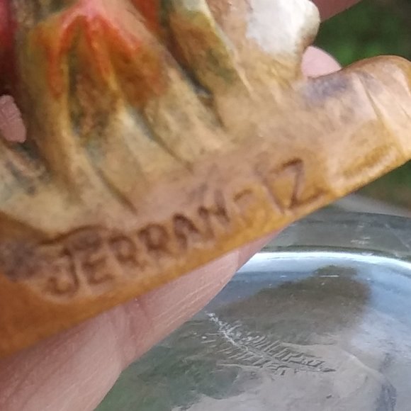 Vintage wood carving Anri Italy by artist Ferrandiz Nature's child with rabbit - Picture 5 of 16